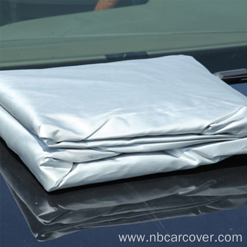 Summer outdoor non-scratch SUV car cover with zipper